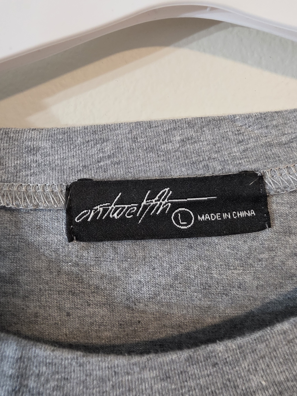 Ontwelfth Crew Neck Flutter Sleeve Top - Gray / Boutique - Picture 4 of 7